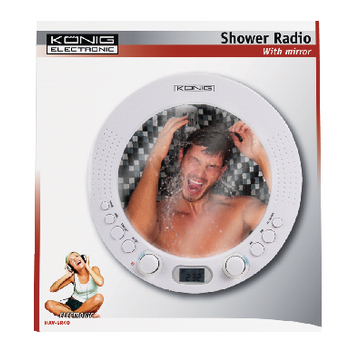 HAV-SR40 Am / fm doucheradio met spiegel Verpakking foto